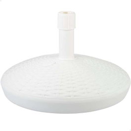 Color Baby - Support de parasol en polyrésine blanche, tube 4.8 cm, capacité 30 kg, dimensions D58 x 35 cm