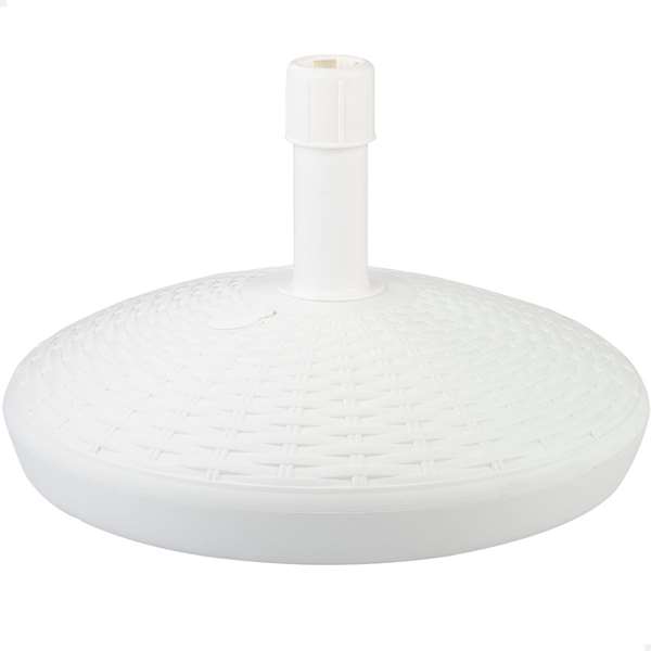 Color Baby - Support de parasol en polyrésine blanche, tube 4.8 cm, capacité 30 kg, dimensions D58 x 35 cm Color Baby - Support de parasol en polyrésine blanche, tube 4.8 cm, capacité 30 kg, dimensions D58 x 35 cm
