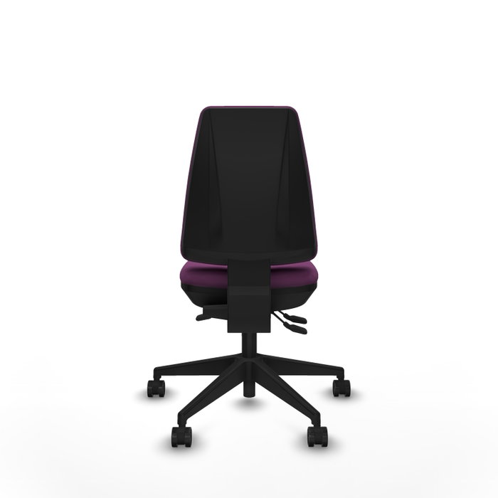PIQUERAS Y CRESPO Chaise de Bureau Elche Asynchrone Cuir Écologique Pourpre