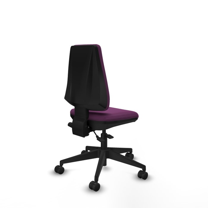 PIQUERAS Y CRESPO Chaise de Bureau Elche Asynchrone Cuir Écologique Pourpre