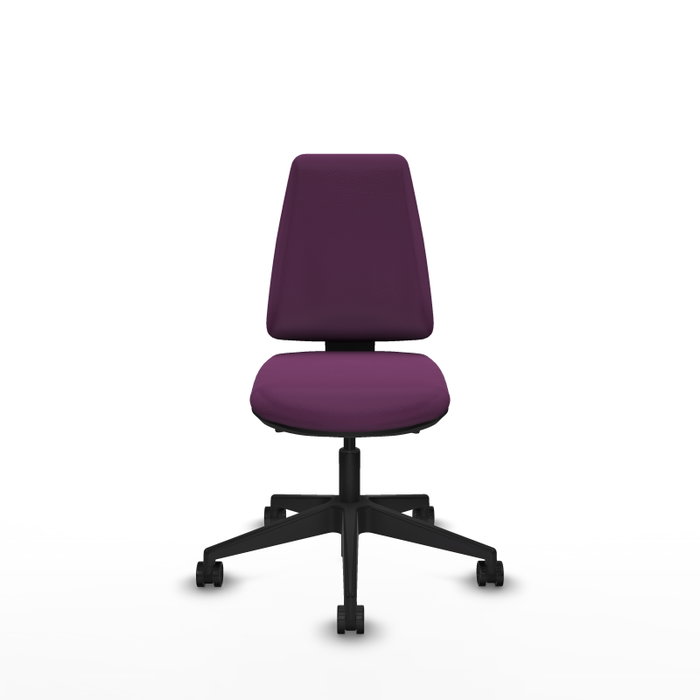 PIQUERAS Y CRESPO Chaise de Bureau Elche Asynchrone Cuir Écologique Pourpre