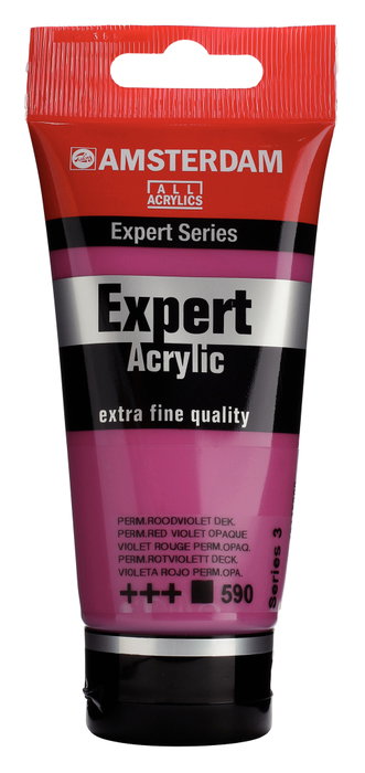 Amsterdam Expert Series Peinture Acrylique Tube 75 ml Violet Rouge Permanent Opaque 590 Amsterdam Expert Series Peinture Acrylique Tube 75 ml Violet Rouge Permanent Opaque 590