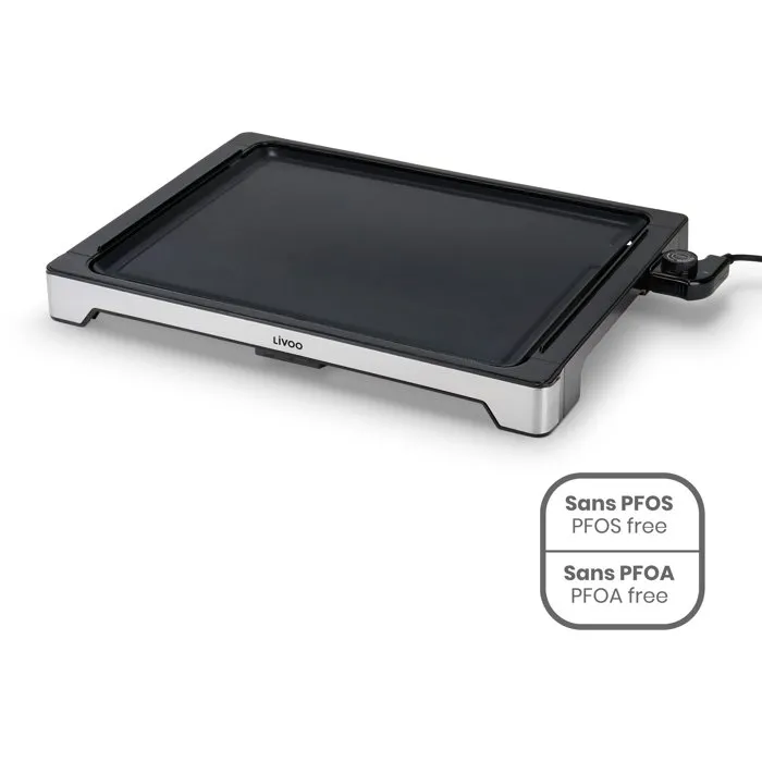Livoo DOC319 Plancha électrique XXL 47 cm 2000 W Livoo DOC319 Plancha électrique XXL 47 cm 2000 W