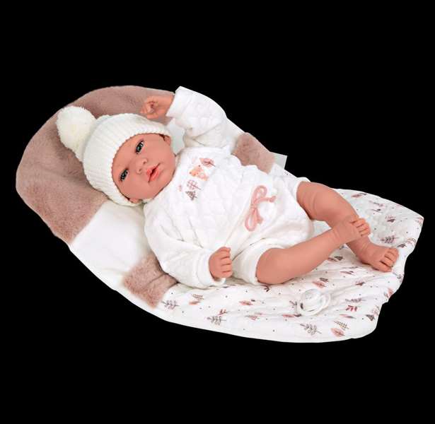 Muñecas Arias Muñeco Elegance Andie avec saucisse de poids (poupée lestée) 40 cm - Corps souple