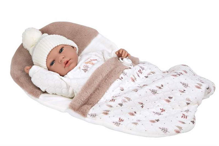 Muñecas Arias Muñeco Elegance Andie avec saucisse de poids (poupée lestée) 40 cm - Corps souple