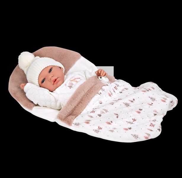 Muñecas Arias Muñeco Elegance Andie avec saucisse de poids (poupée lestée) 40 cm - Corps souple