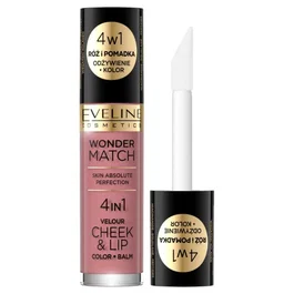 Eveline Cosmetics Wonder Match 4in1 Baume lèvres et joues 2-en-1, 02