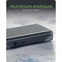 Icy Boîtier pour SSD M.2 NVMe IB-1917M-C32a USB Type-C