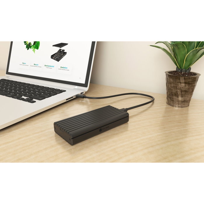 Icy Boîtier pour SSD M.2 NVMe IB-1917M-C32a USB Type-C