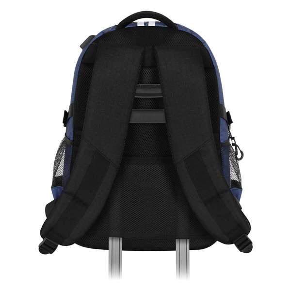 Karactermania Mochila Capitán América Run Plus FAN - Sac à dos 44x34x21 cm avec port USB, compartiments multiples et dos aéré
