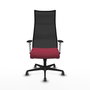Piqueras y Crespo Chaise de Bureau Albacete Bordeaux et Noir