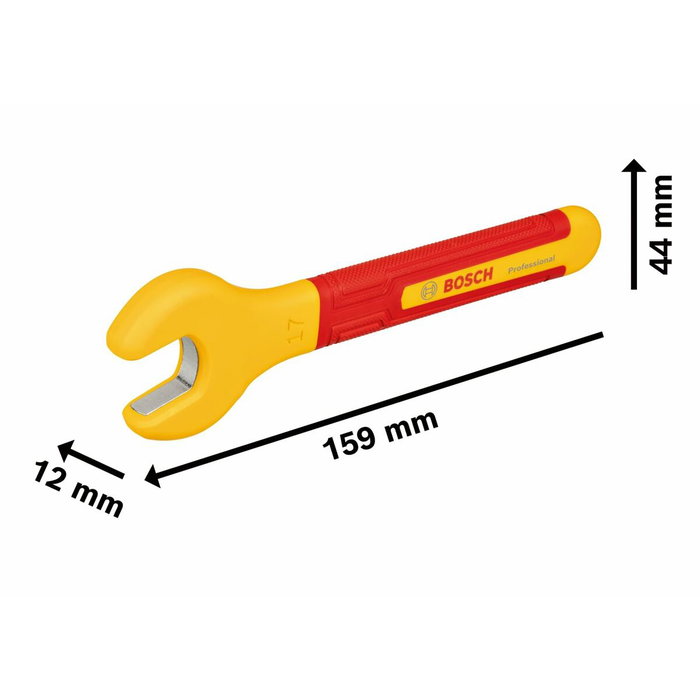 Bosch Clé plate VDE 17 mm inclinée à 15°