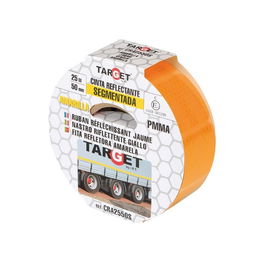 Target Ruban adhésif réfléchissant segmenté jaune 25M x 50mm