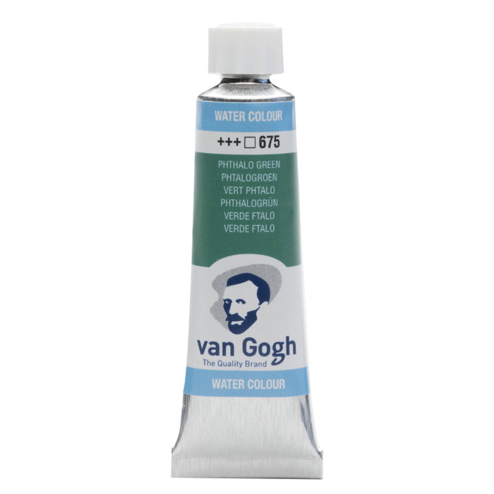 Van Gogh Aquarelle en Tube 10 ml Vert Phtalo 675 Van Gogh Aquarelle en Tube 10 ml Vert Phtalo 675