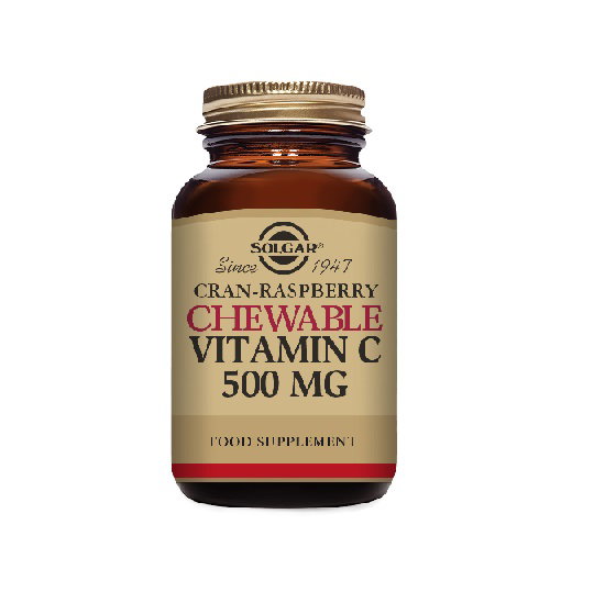 SOLGAR Vitamine C 500 mg framboise 90 comprimés masticables SOLGAR Vitamine C 500 mg framboise 90 comprimés masticables