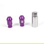 Omp Speed Jeu De 20 Écrous En Aluminium M12x1.25 Clé De 19 Longueur 40 mm Couleur Violet OMPS09911211