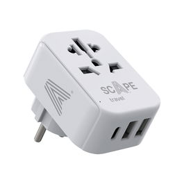 Multiprise Scape Travel 830C-DE Plastique