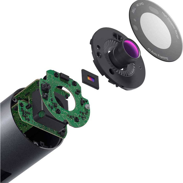 Dell WB7022-DEMEA UltraSharp WB7022 Webcam 8.3MP 4K USB Dell WB7022-DEMEA UltraSharp WB7022 Webcam 8.3MP 4K USB