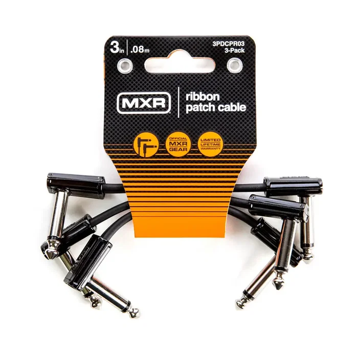 MXR Câble Ribbon Patch 8 cm Lot de 3 - Réf Mxr MXR Câble Ribbon Patch 8 cm Lot de 3 - Réf Mxr