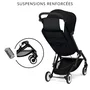 Cybex Poussette Canne Ultra-Compacte Agis Noir Magic Black - Léger 6.3 kg - Siège Inclinable - Pour 6 Mois à 4 Ans (5-22 kg) - Compatible Avion