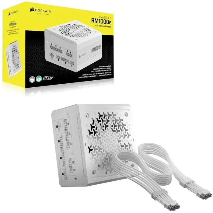 Corsair RM1000e 1000 W ATX Blanc