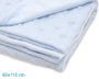 KioKids Couverture pour bébé bleue avec étoiles en relief