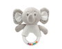 KioKids Peluche Elefante Dolci Amici Sonajero Gris 18 cm, Jouet d'éveil et de réconfort pour bébé dès 0 mois, Matière Polyester