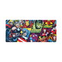 ERIK Tapis de Souris Gaming Marvel Avengers Les Vengadores - 80 x 35 cm - Surface Textile Haute Densité Imperméable - Base en Caoutchouc Antidérapante