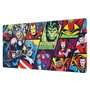 ERIK Tapis de Souris Gaming Marvel Avengers Les Vengadores - 80 x 35 cm - Surface Textile Haute Densité Imperméable - Base en Caoutchouc Antidérapante
