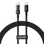 Baseus Câble USB-C vers USB-C Noir 1 m