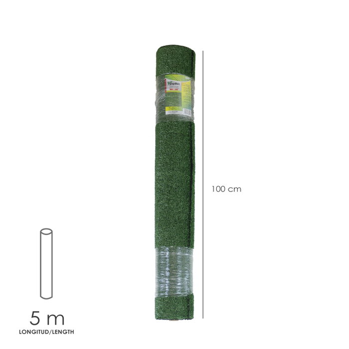 PAPILLON Pelouse artificielle 7 mm, rouleau 1 x 5 mètres