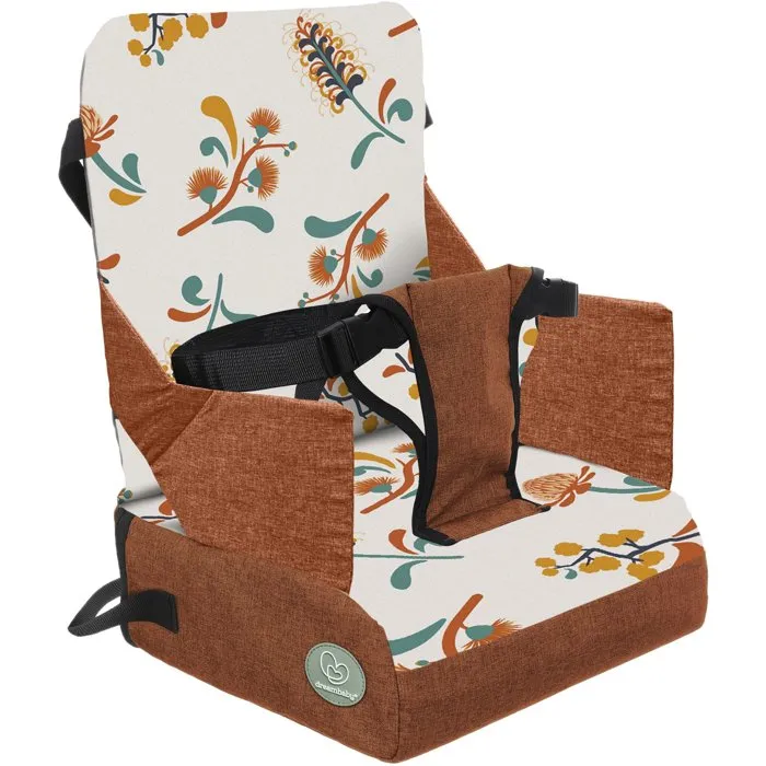 Dreambaby Grab 'N Go - Siège rehausseur portable pour enfant 6 mois à 3 ans - Compact, léger avec compartiment de rangement intégré
