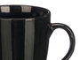 Vessia Mug Noir 330 ml – Céramique Brillante 11,5 x 10,5 x 8,5 cm (Set de 24)