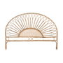 DKD Home Decor Tête de lit Naturel Tournesol Bois Rotin