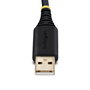 Câble USB Startech 1P3FFCNB-USB-SERIAL Noir 1 m
