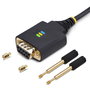 Câble USB Startech 1P3FFCNB-USB-SERIAL Noir 1 m