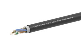 Lanview Câble CAT6 F/UTP PVC+PE double gaine rigide 305m