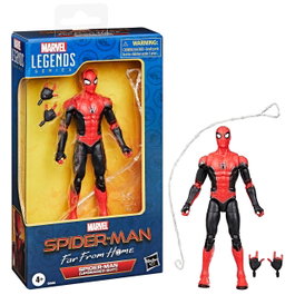 Hasbro Marvel Legends Series Spider-Man – Figurine de collection 15 cm avec accessoires, inspirée du film Lejos de casa