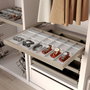 Emuca Kit de tiroir organisateur avec cadre coulissant Soft Close, Module 800mm, Gris pierre