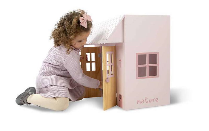 Muñecas Arias - Lit maison pour chat, Nature, avec 3 perchoirs, 50 x 39 x 50 cm - Accessoire pour chat