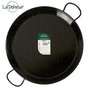 La Dehesa Paellera Émaillée 60 cm 20 Portions Acier Émaillé Noir Compatible Gaz Four Bois (Set de 4)