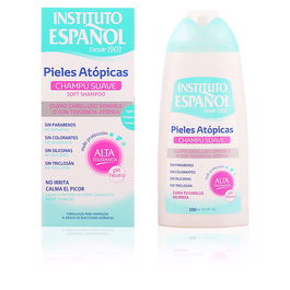 Instituto Español PIEL ATÓPICA Shampoing doux pour peaux atopiques 300 ml sans parabènes ni silicones