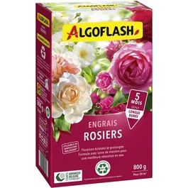 Algoflash Engrais pour Rosiers Naturasol 800 g - Nutrition optimale pour des roses vigoureuses