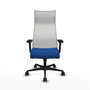 Piqueras y Crespo Chaise de Bureau Albacete Bleu et Blanc