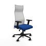Piqueras y Crespo Chaise de Bureau Albacete Bleu et Blanc
