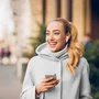 TNB SHINY - Écouteurs intra-auriculaires sans fil Bluetooth 5.0 TWS, autonomie 25h avec boîtier de charge, contrôle tactile, blanc