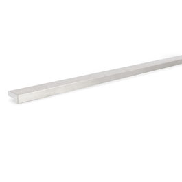 VIEFE Tirador Angle en aluminium, finition effet inox, 1440 mm