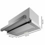 Cecotec Bolero Flux TLM 603500 Hotte aspirante télescopique 60 cm