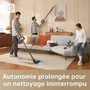 Dreame R20 Aspirateur Balai sans Fil - 190 AW - Autonomie 90 min - Détection de saleté - Affichage LED - Lumière bleue