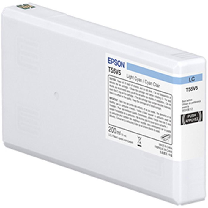 Epson W5 T55 Cartouche d'encre Light Cyan compatible SureColor P5360 200 ml Epson W5 T55 Cartouche d'encre Light Cyan compatible SureColor P5360 200 ml